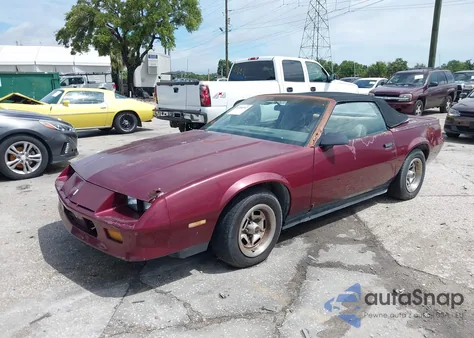 1987 Chevrolet Camaro from USA, damaged, VIN 1G1FP31H8HN151798
